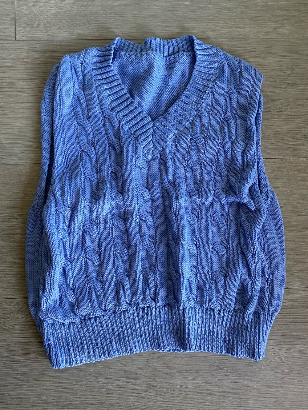 Purple sweater vest